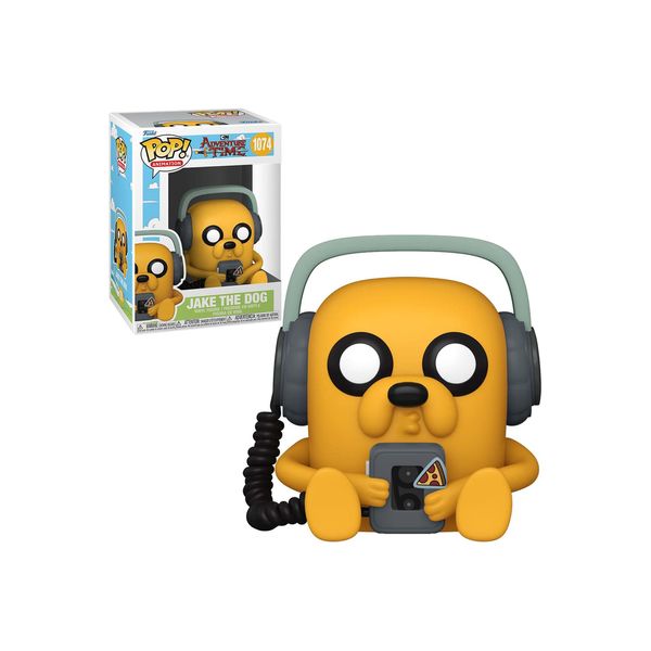 Funko POP Animation: Adventure Time - Jake with Player, Multicolor, Standard, (57784)