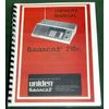 Uniden Bearcat 210XL Instruction Manual: Comb Bound & Protective Covers 