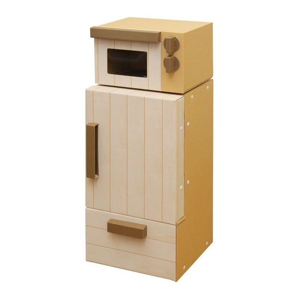 Pretend Play Cardboard Fridge &amp; Microwave