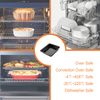 CHEFMADE Square Cake Pan, Nonstick 8 Inch Square Baking Pan, Set of 2
