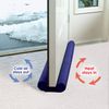 Twin Draft Guard 60228-DNA Energy Saving Under Door Stopper, Navy