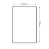 Vsafety Stop Germs/Catch It/Bin It/Kill It - 200mm x 300mm - 1mm Rigid Plastic