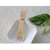 Wicker Animal Spoon Alpaca Treats Fork