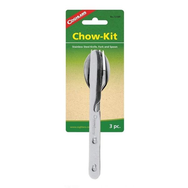 Coghlan's 3-Piece Stainless Steel Knife, Fork, Spoon Set