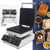 Electric Waffle Maker Commercial Belgian Waffle Baker Nonstick Baking Machine