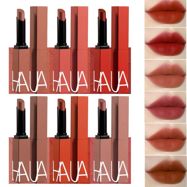 6 Colors Matte Lipstick Set,24 Hour Red Long Lasting Lipstick Waterproof and Smudge-proof Lip Gloss Silky Smooth and Non-Sticky for All Skin Tones