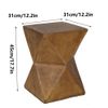 Outdoor Lightweight Concrete Side Table Concrete Stool End Table Accent Table
