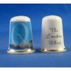 Porcelain China Collectable Thimble The London Wheel