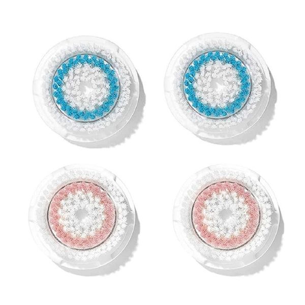 Clarisonic Deep Pore and Radiance Facial Cleansing Brush Head Replacement Set Compatible with Mia 1 2 Fit Alpha Smart Profile Uplift and Fit X