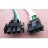 Molex 3-Pin Black Wire Connectors plus wires 1 male/female locking set