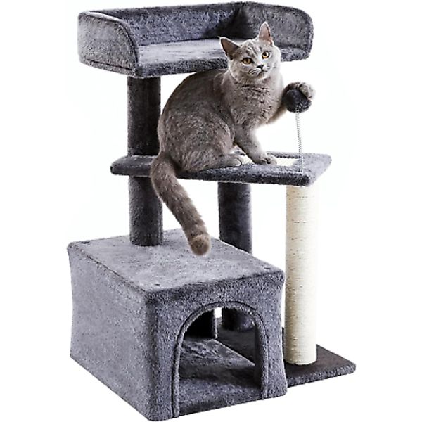 Made4Pets Cat Tree, Multi-Level Small Cat Tower for Indoor Cats, 29" Tall Cute K