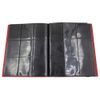 CardGuard Trading Card Pro-Folio, 9-Pocket Side-Loading Pages, Red