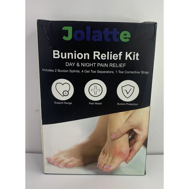 Bunion Relief Kit Day And Night Pain Relief 7pc Splints,separators,corrective