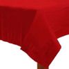 Rectangle Plastic Disposable Table Cloth Covers for Birthday BBQ Party (Red)