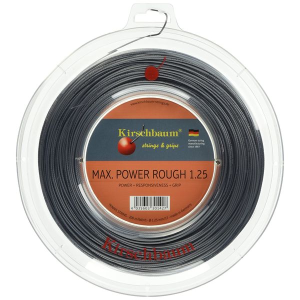 Kirschbaum Reel Max Power Rough 1.20 mm (18g) 660ft., Silver Grey