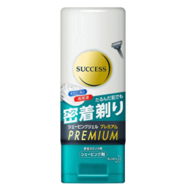 Kao Success Shaving Gel Premium 180g *Due to package renewal, the package may differ from the image. Thank you for your understanding.