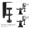APPHOME Improved Version Aluminum Alloy Clamp Foldable Undertable Headphone Hanger Holder Stand (2 Pack)