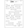 Sizzix Layering Stencils - Downtown by Stacey Park