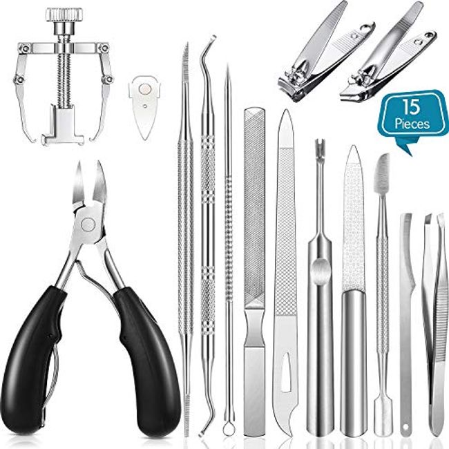  Toe Nail Clippers, Long Handle Toenail Scissors for Thick  Ingrown Toenails, Toenail File for Seniors Disables Thick & Ingrown,  Stainless Steel Toenail Cutters, Pedicure Nail Tool Set : Beauty & Personal