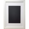 White Frame with Black Mount White Mount (White Frame White Mount, A4 for A5 Picture)