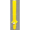 Security parking post, fold down heavy duty with padlock, part no; LMX1088