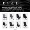 Elastic Computer Chair Cover with Durable Zipper - Protective Removable Washa...