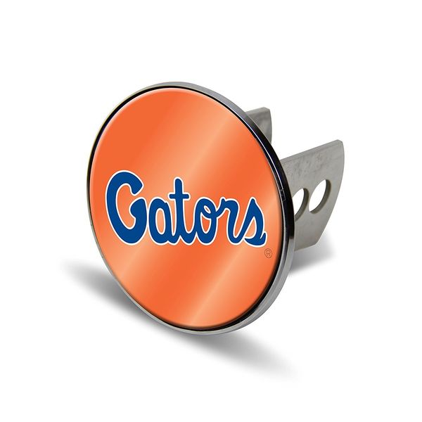 Florida Gators NCAA Laser Cut Metal Hitch Cover, Large, Silver