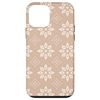 Case for iPhone 12 Mini Beige Cream Soft Tan Sandy Moroccan Mosaic Tile Pattern