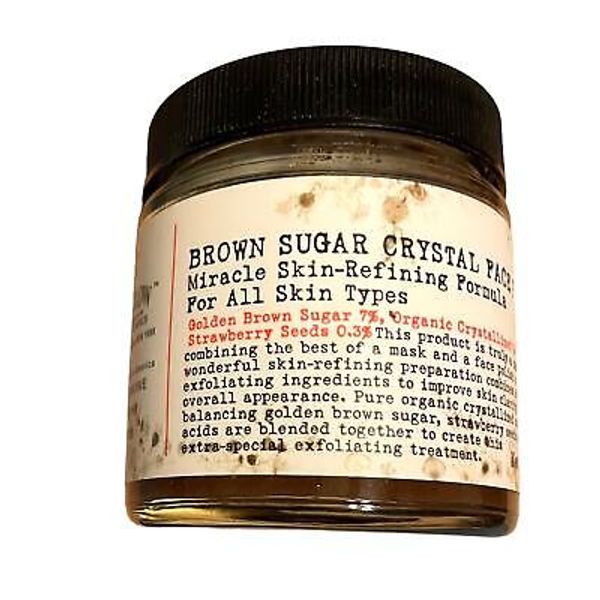 C O Bigelow Brown Sugar Crystal Face Polish Original Formula & Packaging NEW 4oz