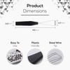 Qisan Keycap Puller Black Stainless Steel Keycap Removal Tool Expert for Mechanical Keyboard Magicforce