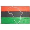 Afro American Map BLACK HISTORY MONTH  2x3 Flag