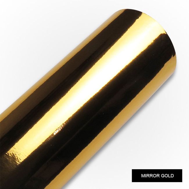 Mirror effect gold self adhesive film