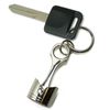 iPick Image Made for Jeep Chrome Finish Engine Piston and Rod Metal Key Chain