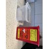 💉 1.5 Quart (1.4L)Red BD Stackable Sharps Container with Dual Access 305487 💉