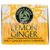 Triple Leaf Tea Ginger Tea-Bags, Lemon, 20 Count