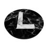 Grey and Black Initial L Letter PopSockets Swappable PopGrip