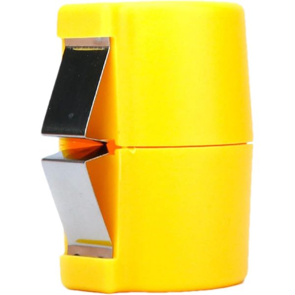 Egg Opener Tool, Portable Egg Shell Opener, Handheld Egg Cracker for Home, Dorm, Kitchen (Yellow)