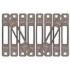 Zinc SNAP-LOC E-Track Single Strap Anchor 10-Pack, Logistic Tie-Down for Pickups, Trucks, Trailers