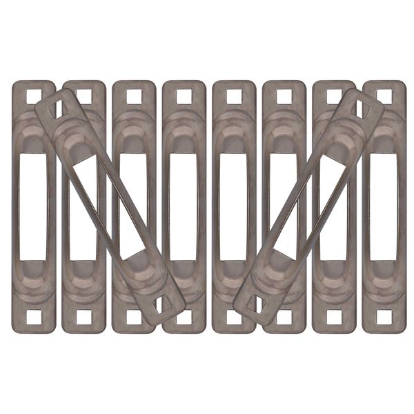 Zinc SNAP-LOC E-Track Single Strap Anchor 10-Pack, Logistic Tie-Down for Pickups, Trucks, Trailers