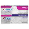 Crest 3D Brilliance Vibrant Teeth Whitening Toothpaste, Peppermint, 2 Count