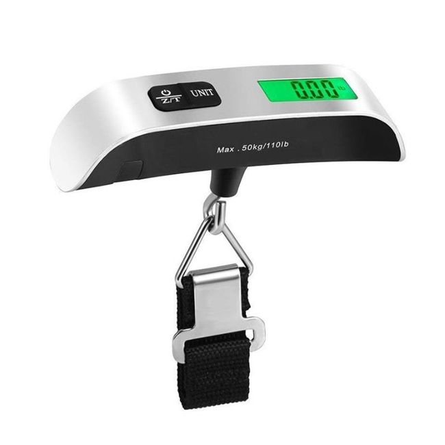 Luggage Scale Handheld Portable Electronic Digital Hanging Bag Weight Scales  Travel 110 LBS 50 KG 5 Core