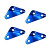 Merrow Store 4 Pcs Triangular Aluminum Universal Hardware Triangle Lightweight Durable Rope Tensioner Large Blue