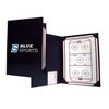 Blue Sports 2-Compartment Coach Tactical Folder, DIN A4 White