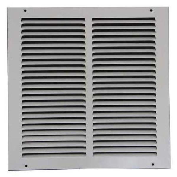 Return Air Grille, 14x14", White