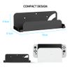 Uniraku Switch Wall Storage Stand, Switch Wall Storage and Display Mount, Compatible with Switch and Switch OLED Models, Dock, Body, Strap, Joy-Con