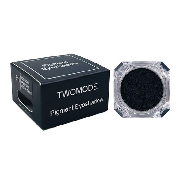 TWOMODE Eyeshadow Pigment Powder Eye Makeup (801 Black)