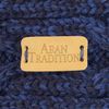 Aran Traditions Cable Knitted Style Headband (Navy)