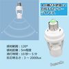 Sugarello Motion Sensor Light, Replacement Socket, Bulb Socket, Motion Sensor Switch, Sensor Light, Infrared Sensor, Auto Detection, Light and Dark Sensor, Auto On/Off, No Construction Required, E27