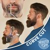 Monster&Son Beard Shaping Tool - Classic Oversized Design (Clear)