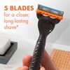Gillette Fusion5 Power Razors for Men, 1 Gillette Razor, 1 Razor Blade Refill, 1 Battery